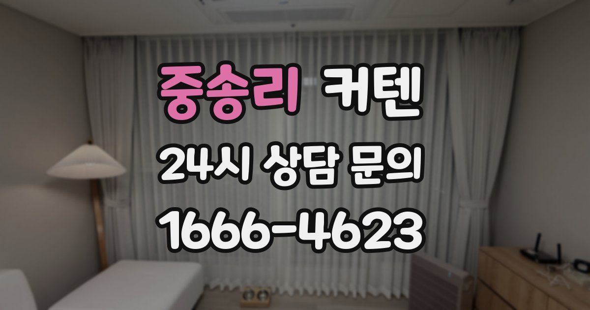 중송리 커텐