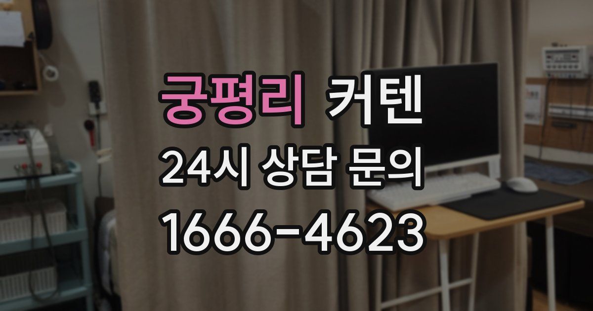 궁평리 커텐