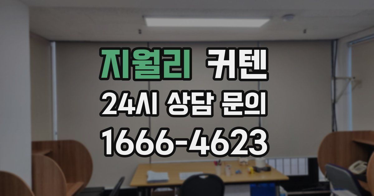 지월리 커텐