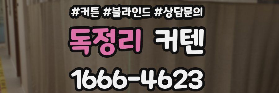 독정리 커텐