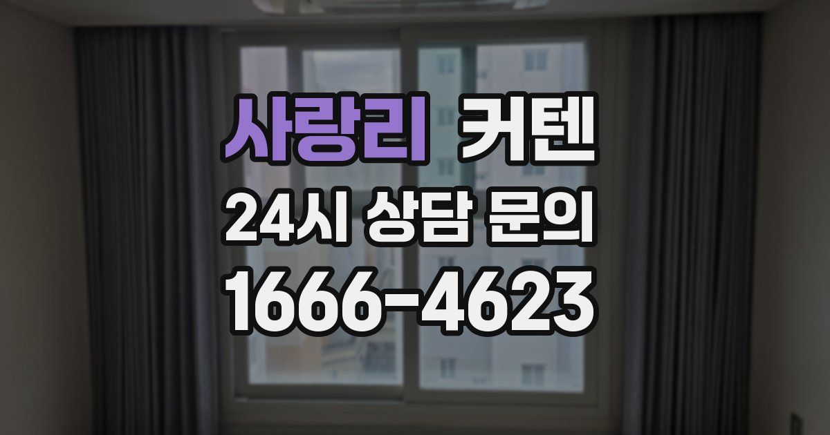 사랑리 커텐