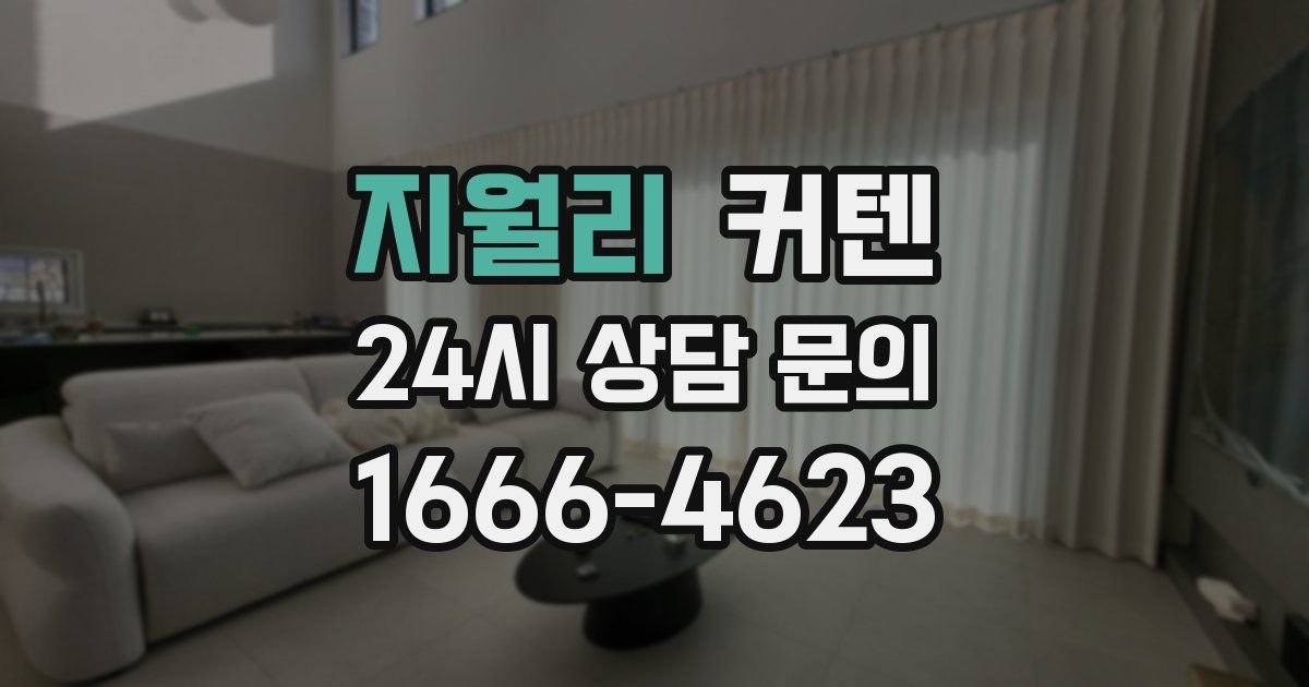 지월리 커텐