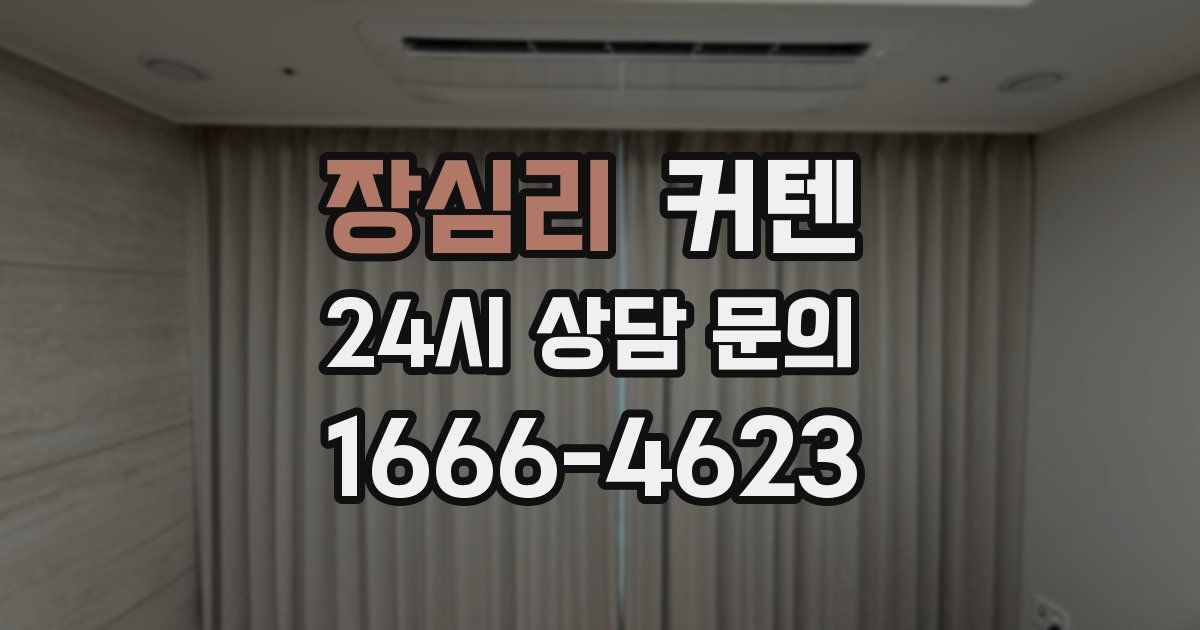 장심리 커텐