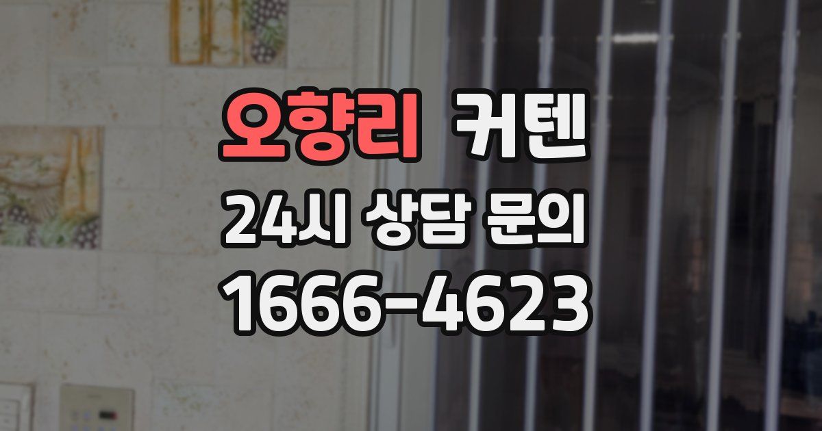 오향리 커텐