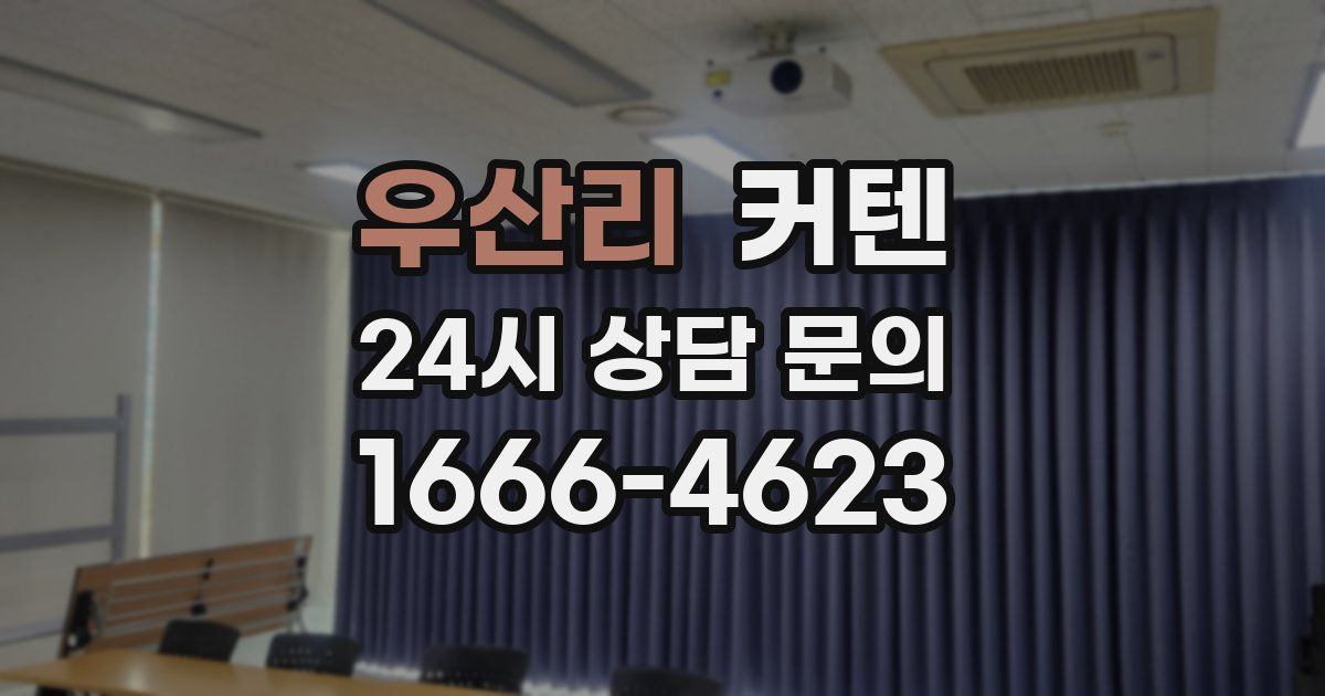 우산리 커텐