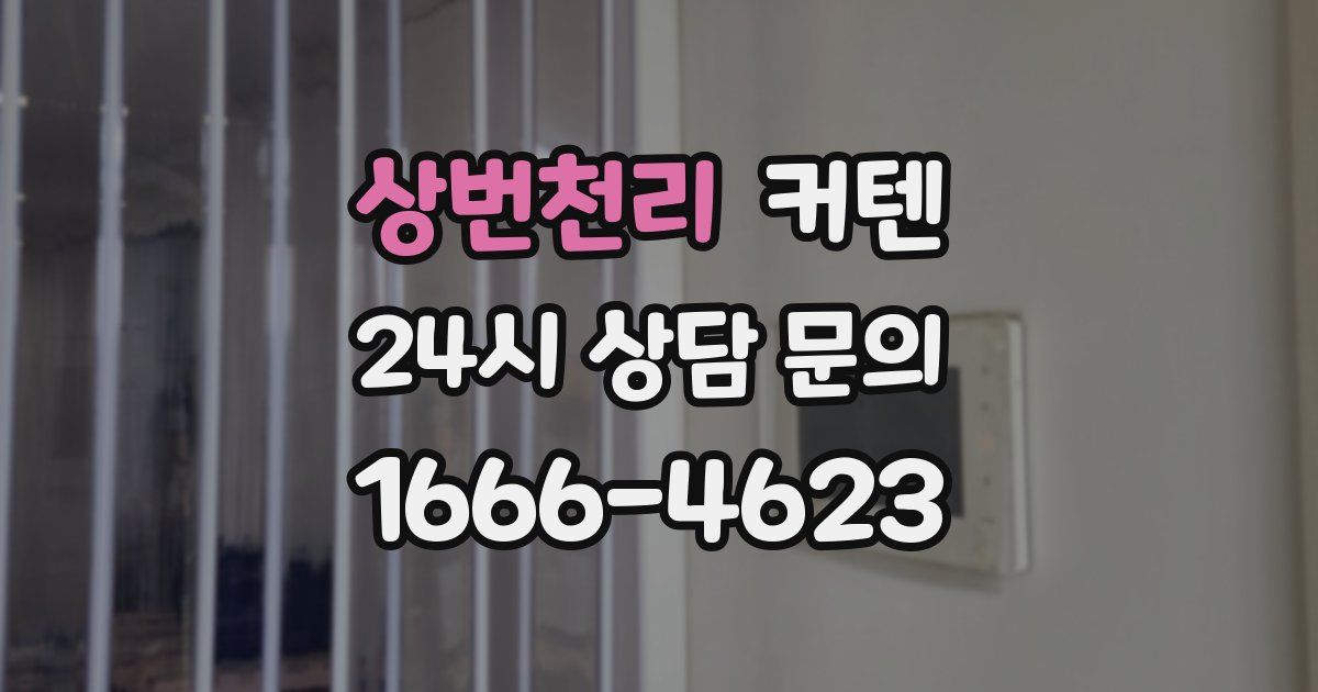 상번천리 커텐
