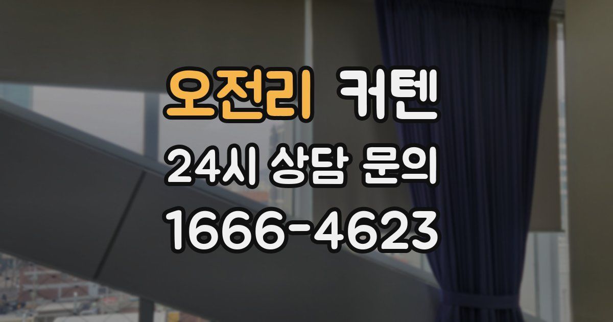 오전리 커텐