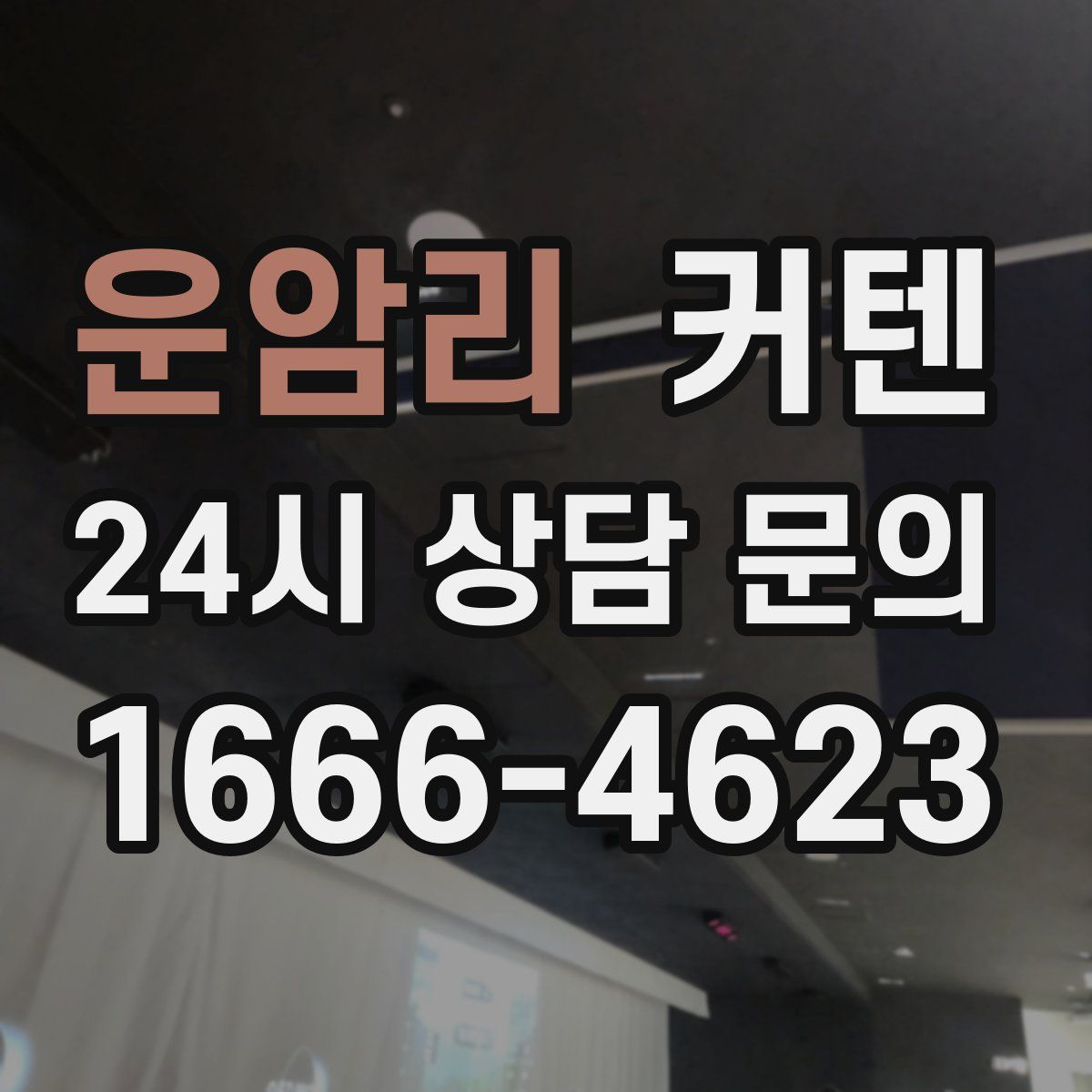 운암리 커텐