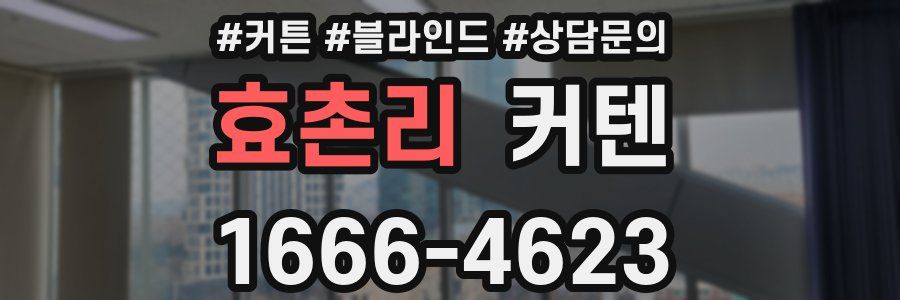 효촌리 커텐