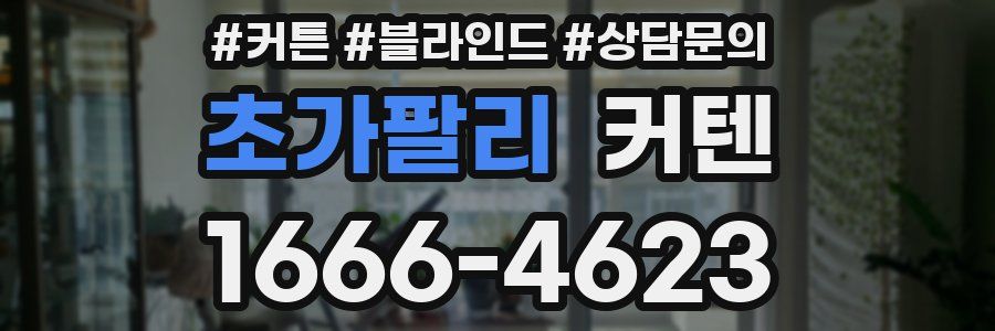 초가팔리 커텐
