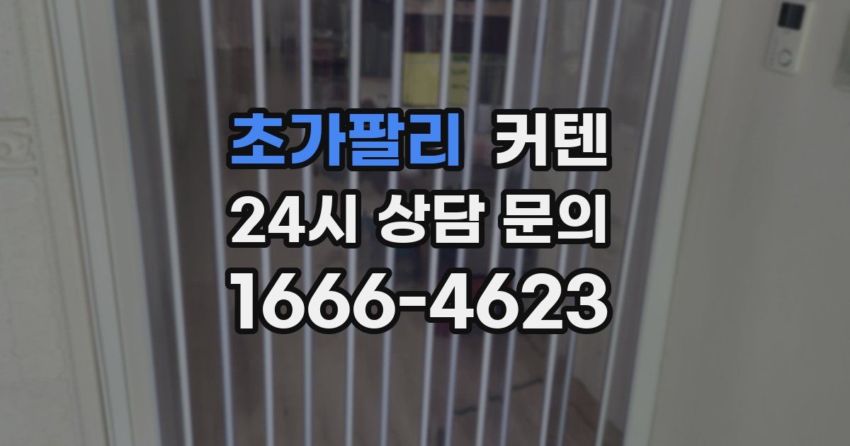 초가팔리 커텐
