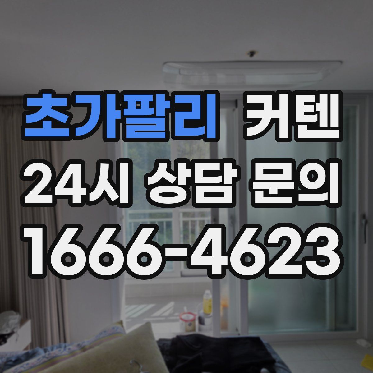 초가팔리 커텐