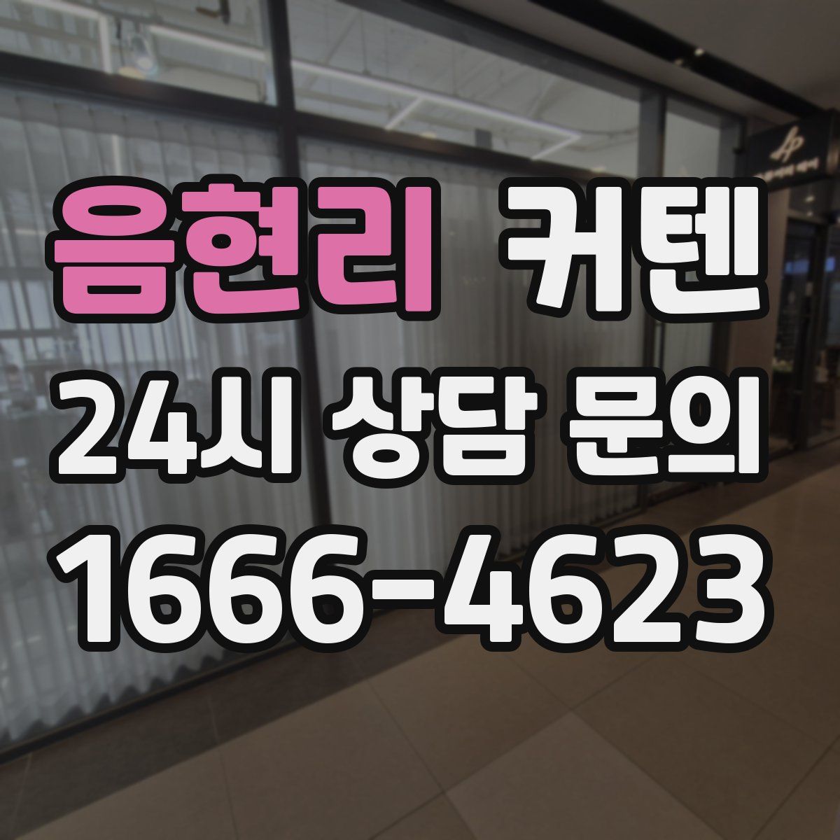 음현리 커텐