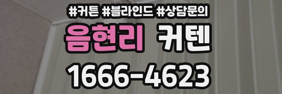음현리 커텐