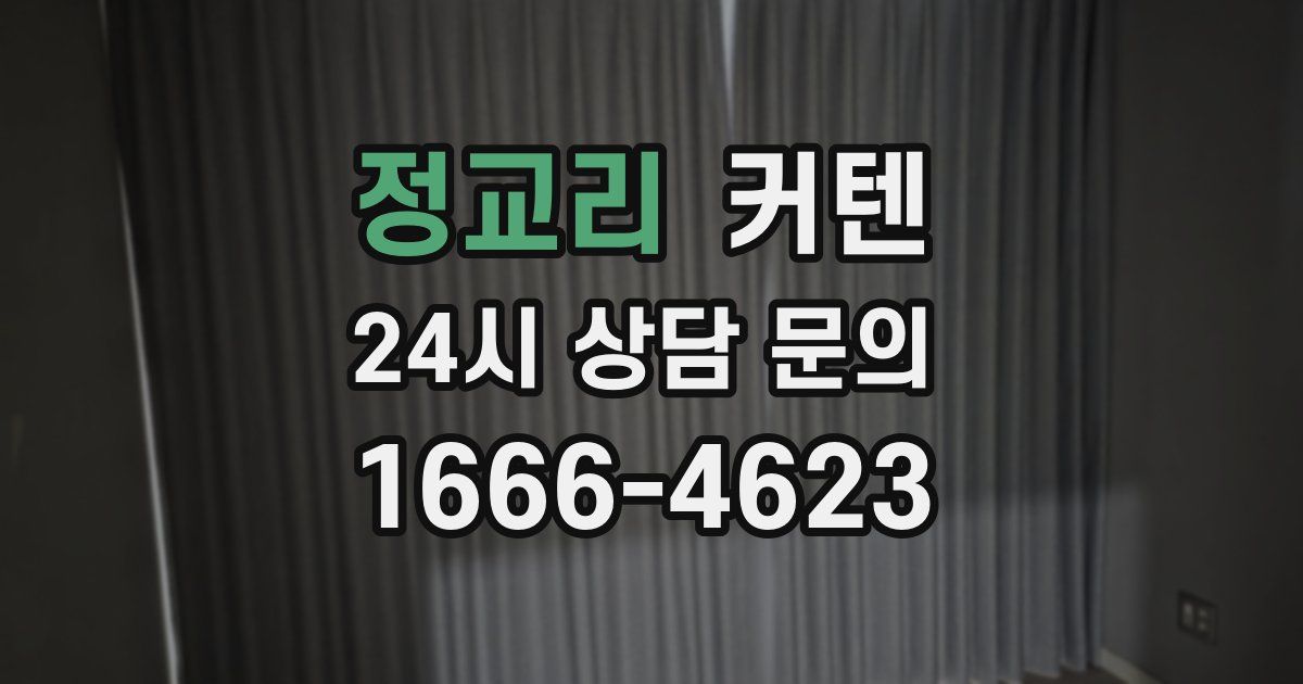 정교리 커텐