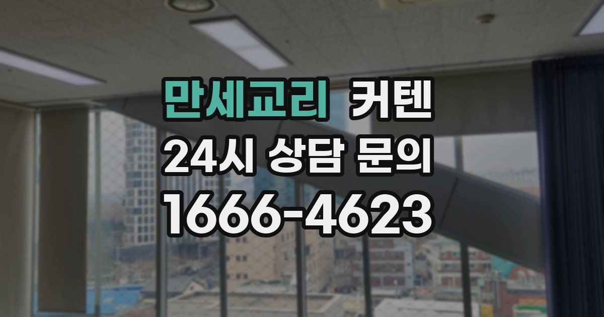 만세교리 커텐