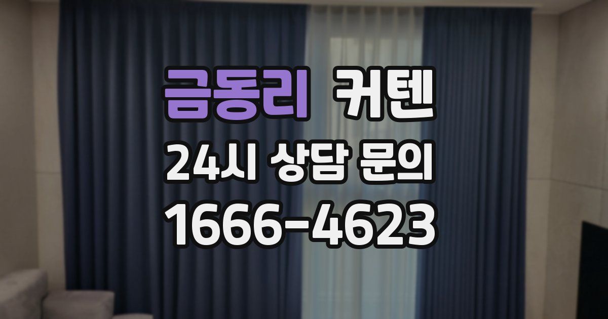 금동리 커텐