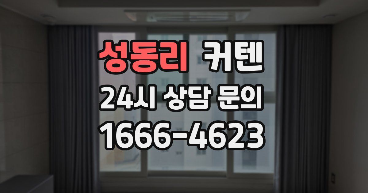 성동리 커텐