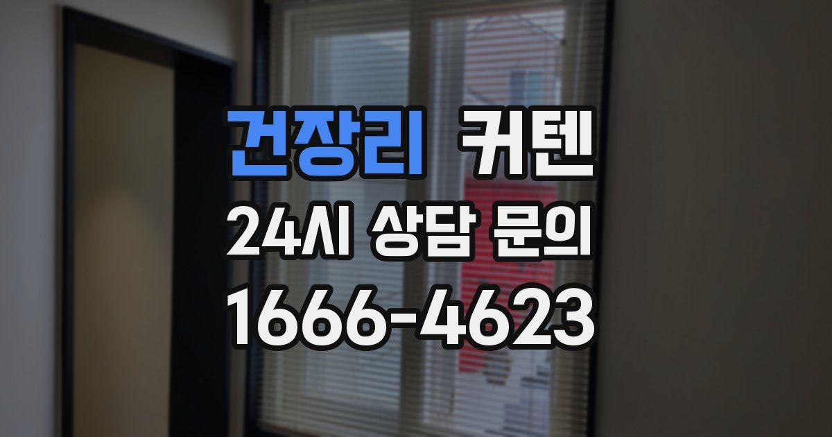 건장리 커텐