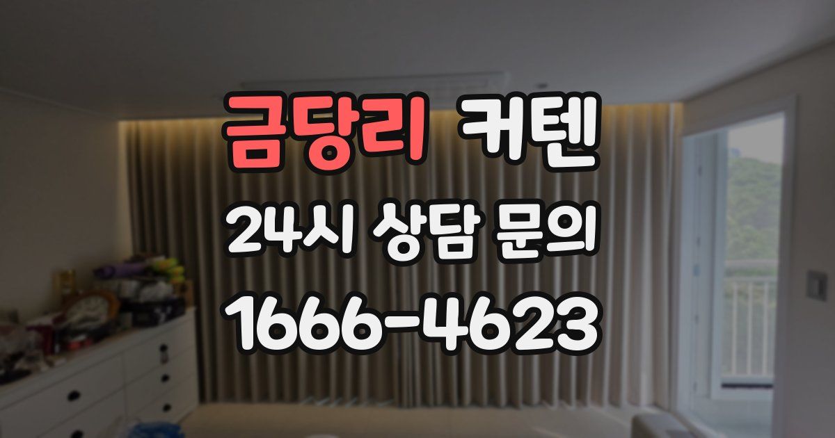 금당리 커텐