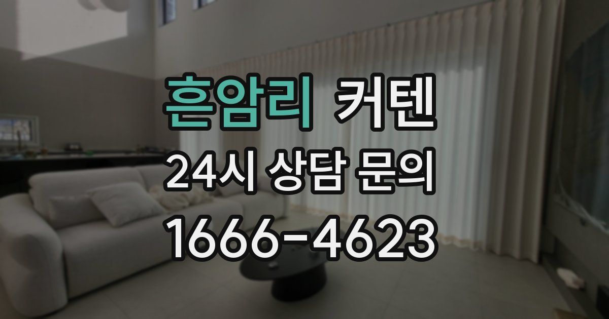 흔암리 커텐