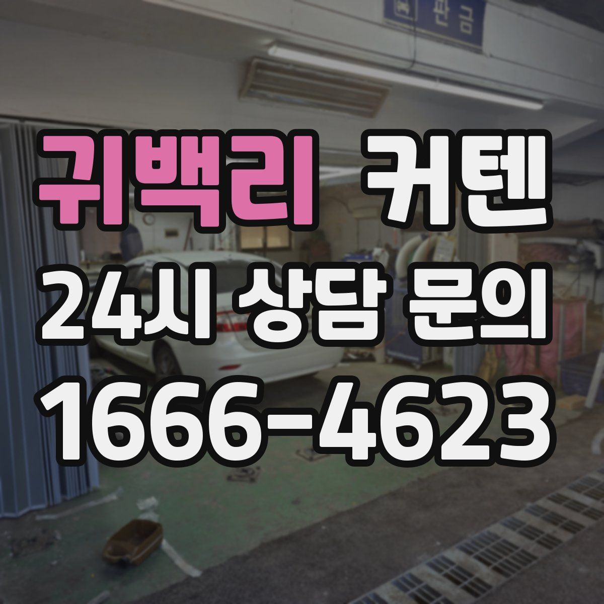 귀백리 커텐