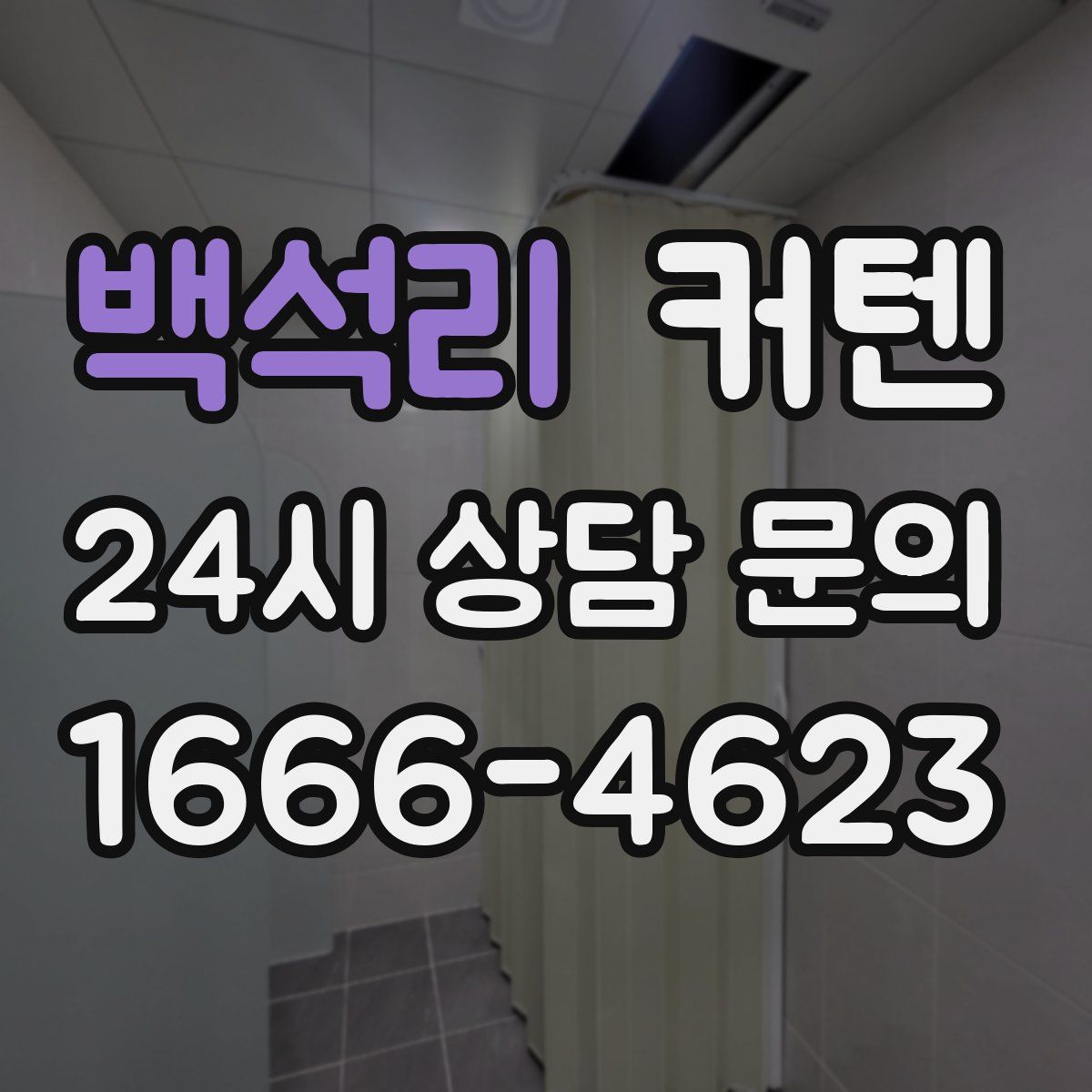백석리 커텐
