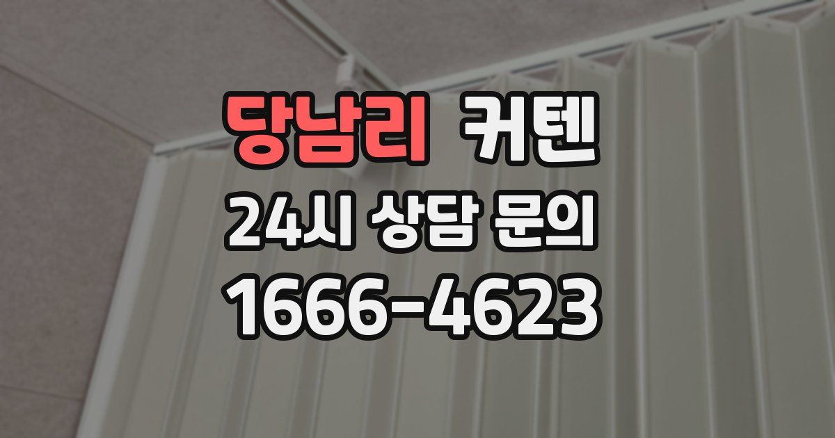 당남리 커텐