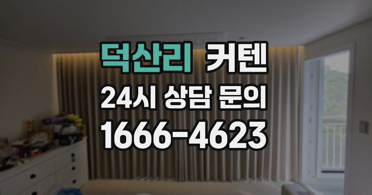 덕산리 커텐