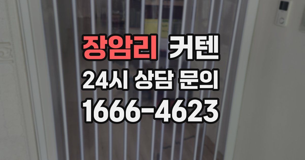 장암리 커텐