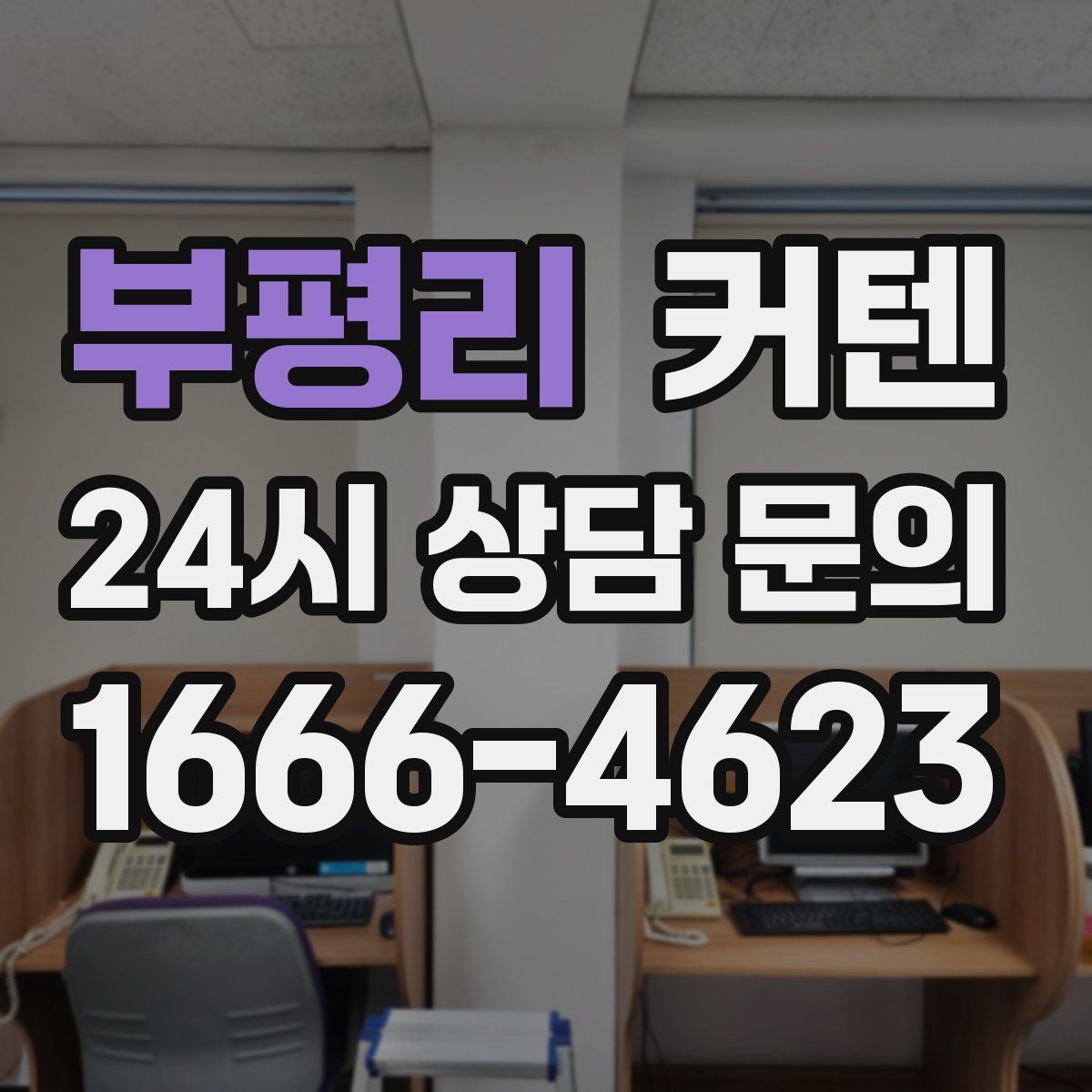 부평리 커텐
