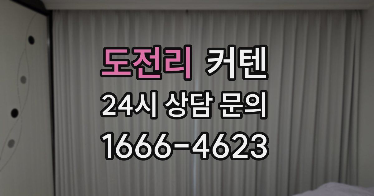 도전리 커텐