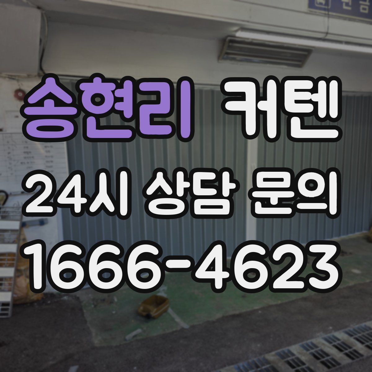 송현리 커텐