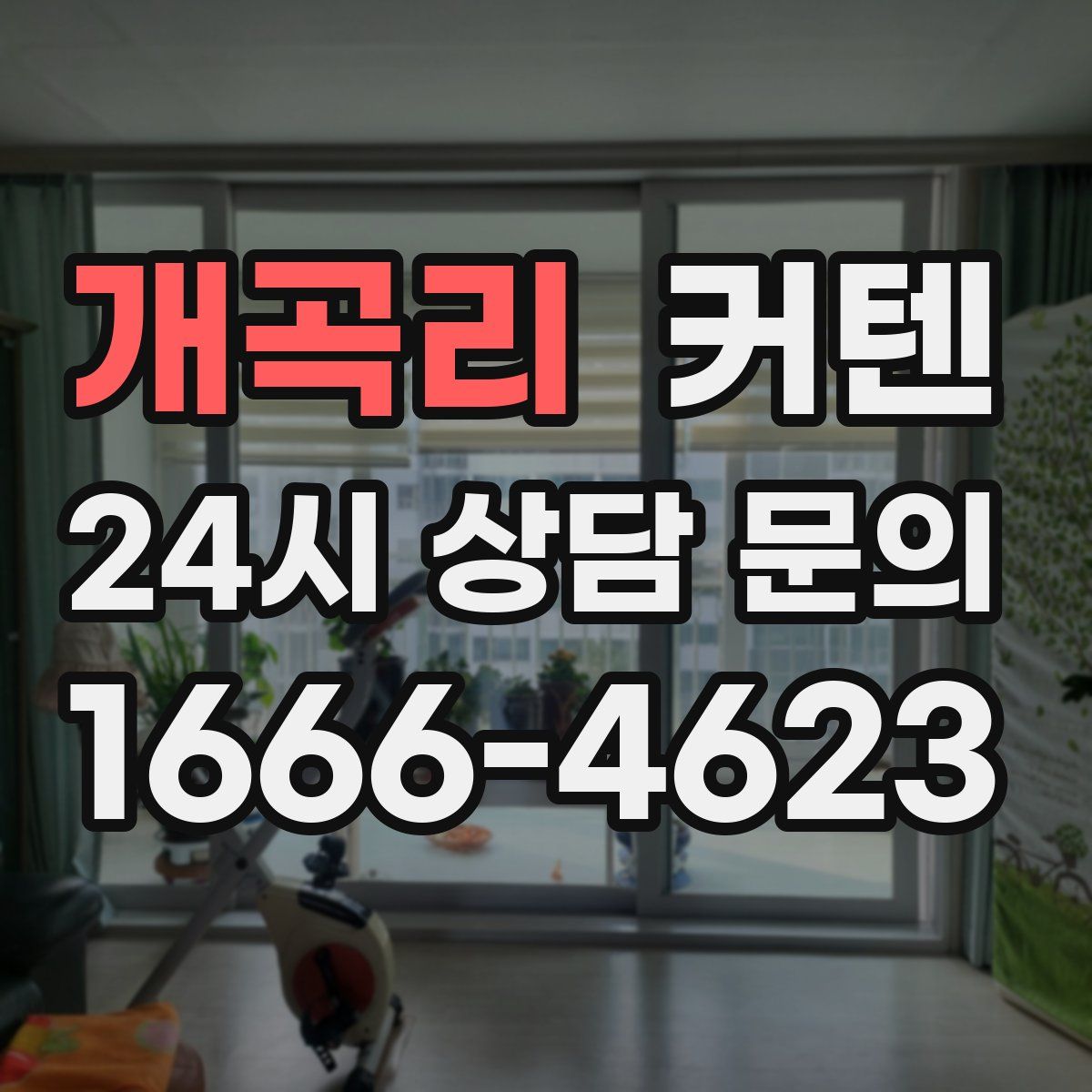 개곡리 커텐