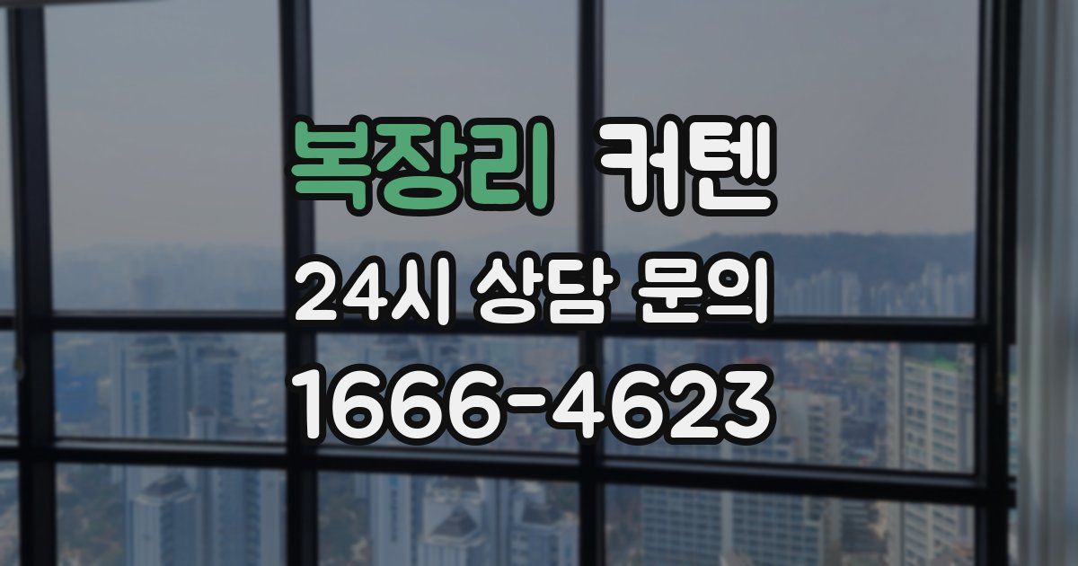 복장리 커텐