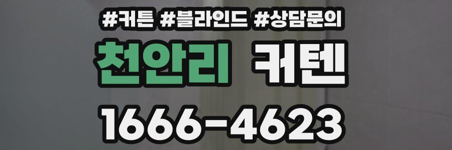 천안리 커텐