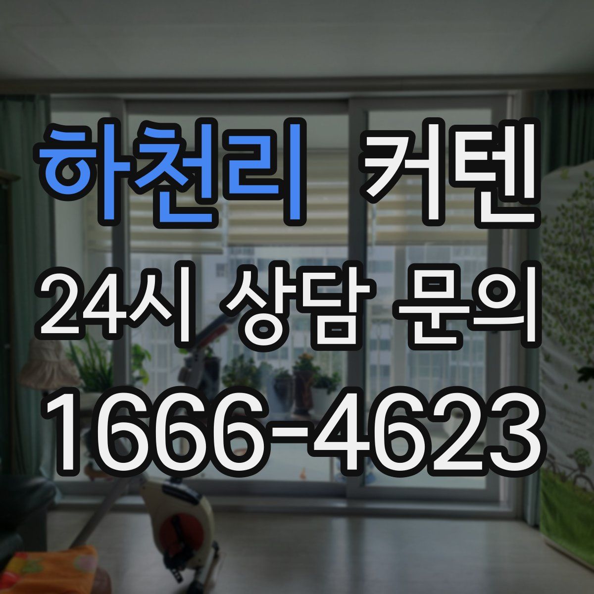 하천리 커텐