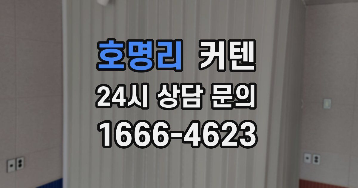 호명리 커텐