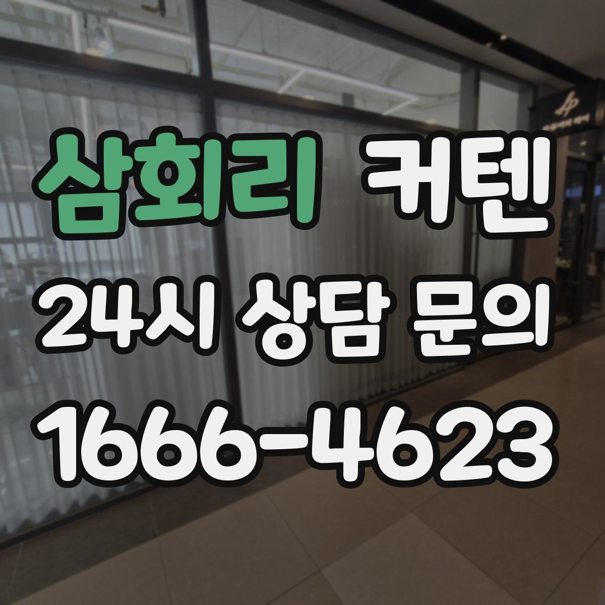 삼회리 커텐