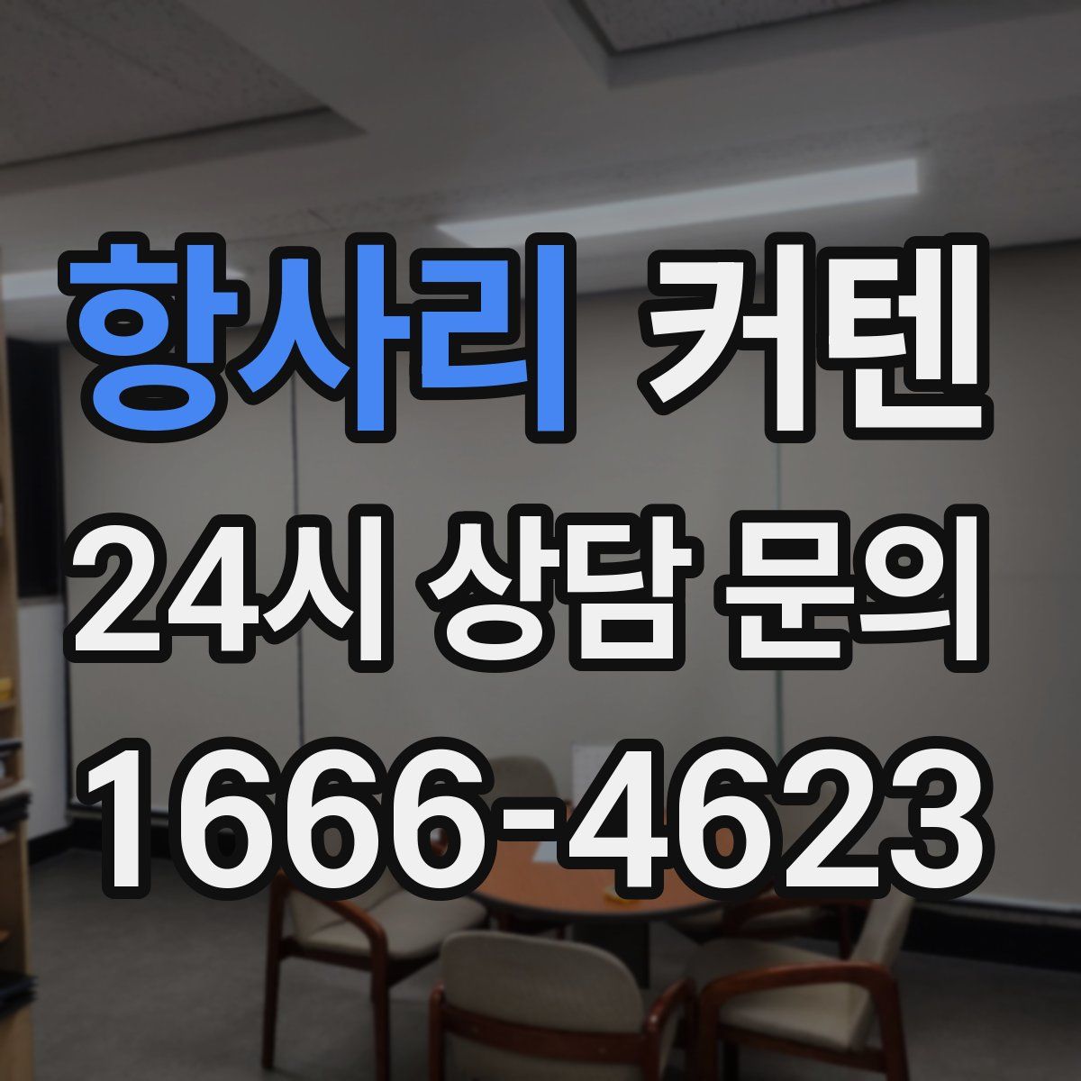 항사리 커텐