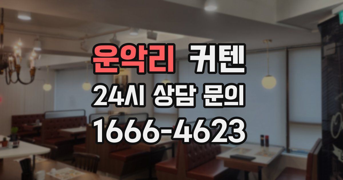 운악리 커텐