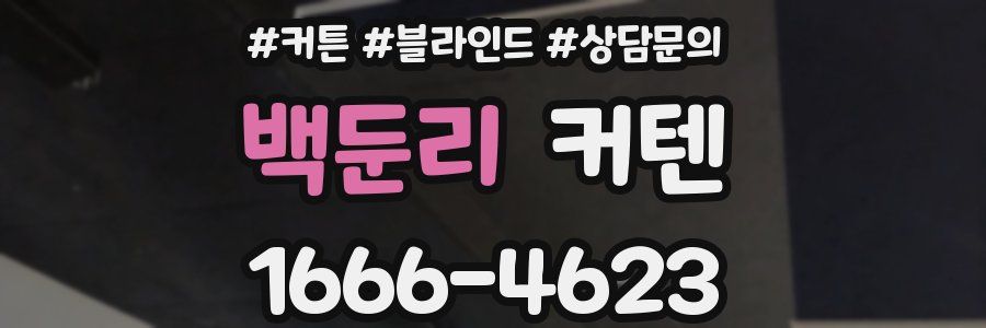 백둔리 커텐