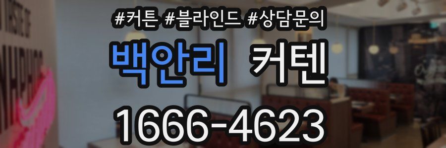 백안리 커텐