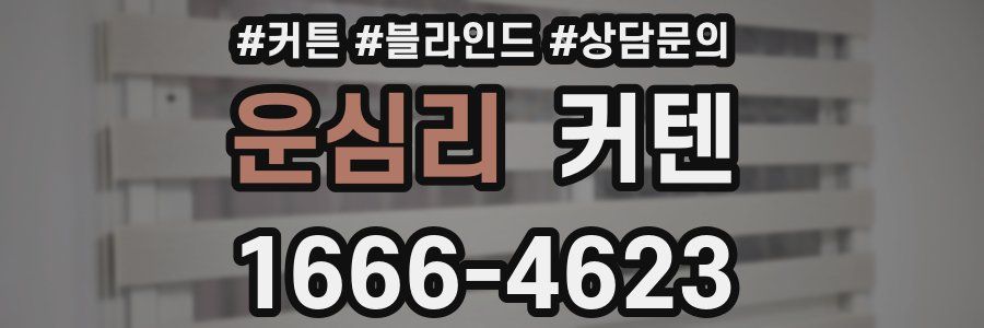 운심리 커텐