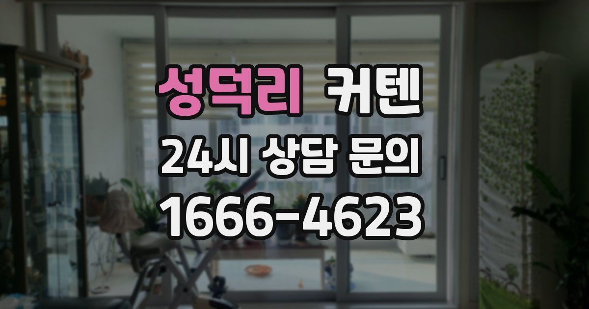 성덕리 커텐