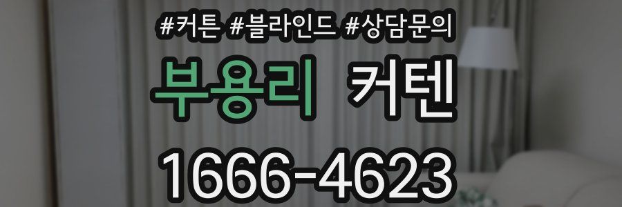 부용리 커텐