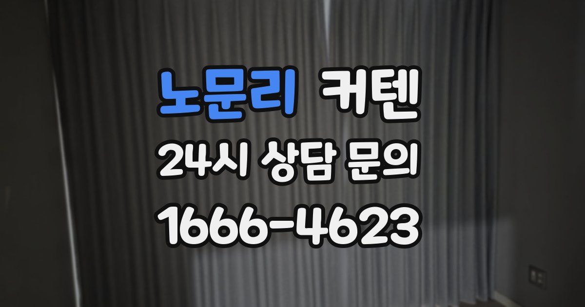 노문리 커텐
