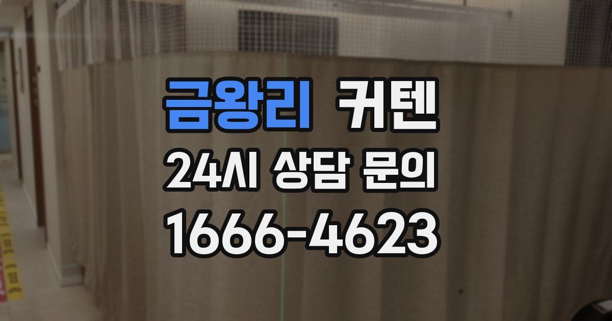 금왕리 커텐