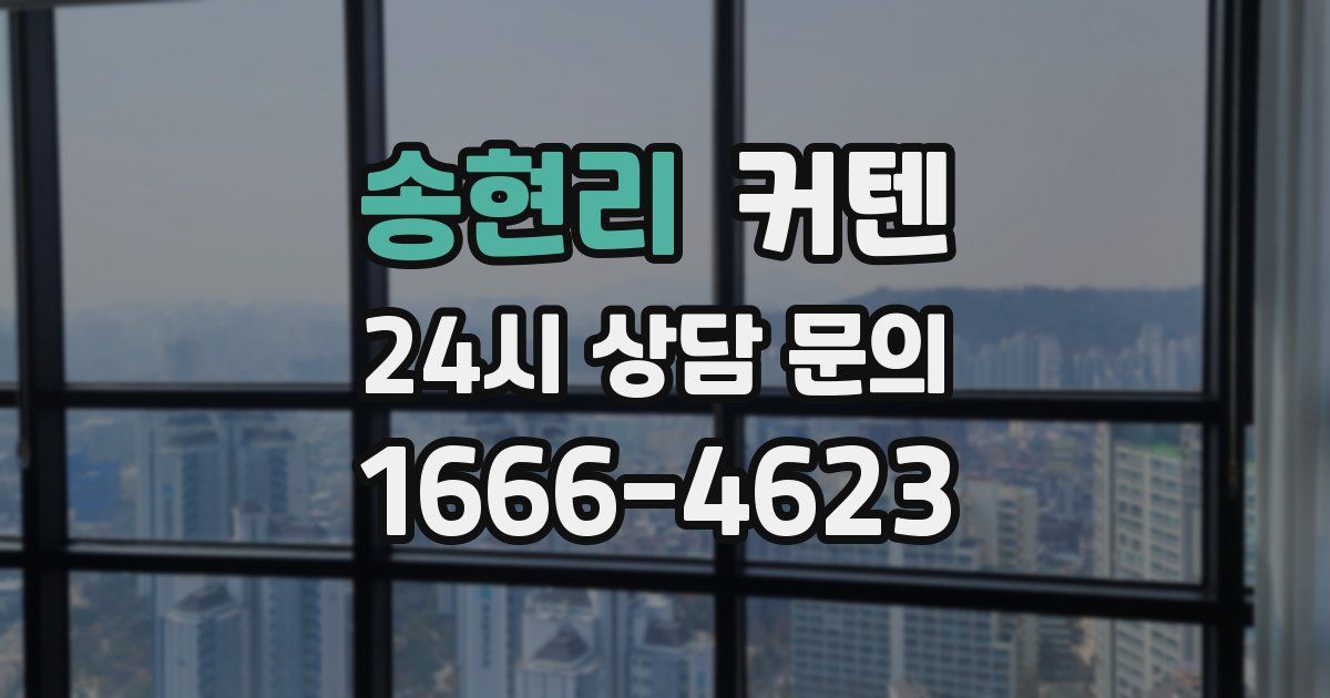 송현리 커텐