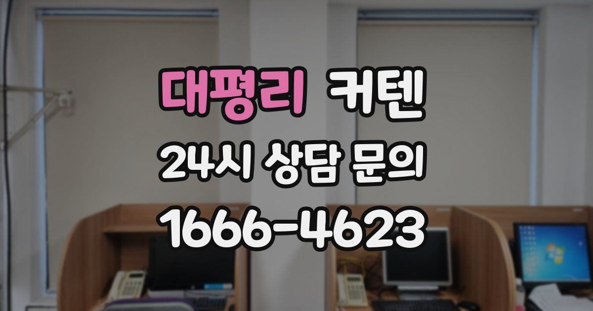 대평리 커텐